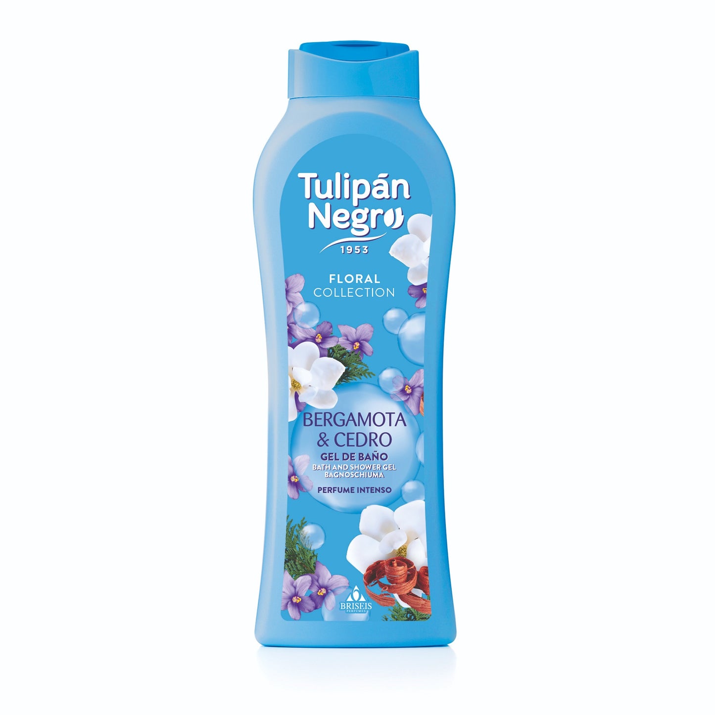 TULIPAN NEGRO GEL DUS BERGAMOTA Y CEDRO 650 ML