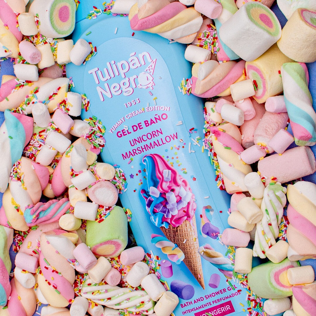 TULIPAN NEGRO GEL DUS UNICORN MARSMALLOW 650 ML