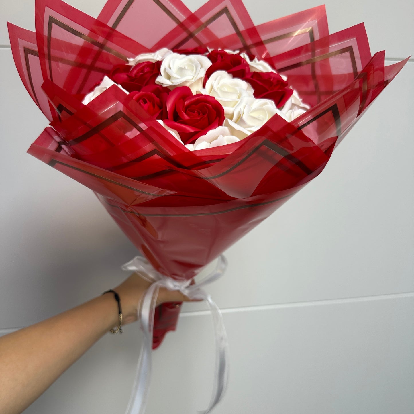 Mini Buchet Classic Love – 23 Trandafiri din Săpun