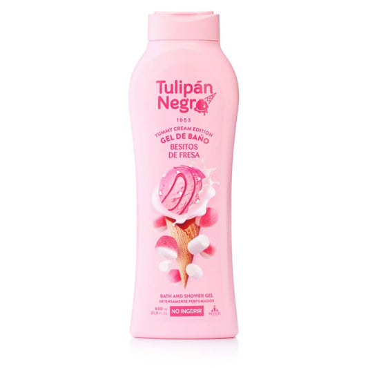 TULIPAN NEGRO GEL DUS BESITOS DE FRESAS 650 ML
