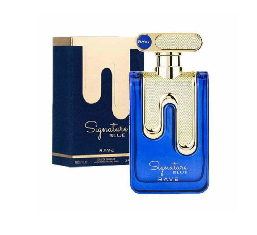Parfum arabesc Signature Blue, RAVE, apa de parfum 100 ml, barbati