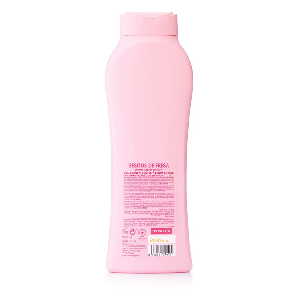 TULIPAN NEGRO GEL DUS BESITOS DE FRESAS 650 ML