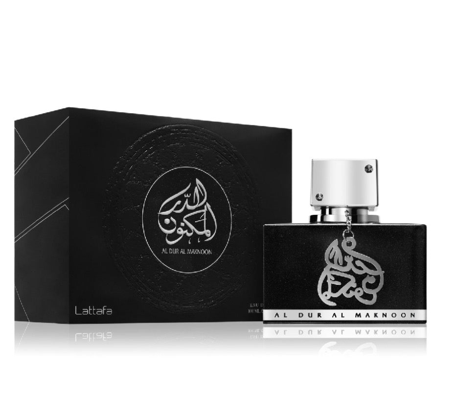Apa de parfum, AL DUR AL MAKNOON SILVER by Lataffa, 100ml, barbati