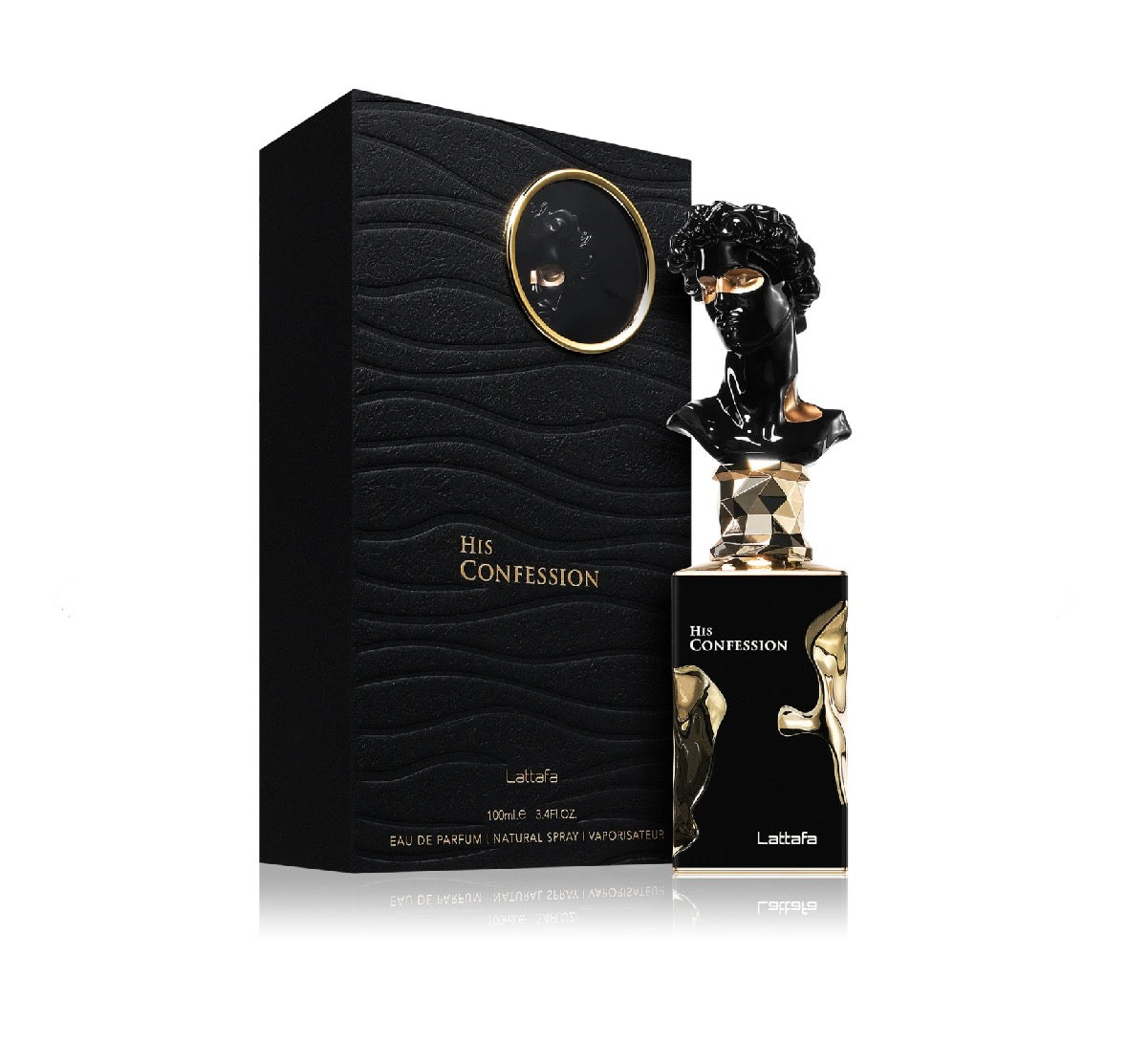 Lattafa Perfumes, His Confession, apa de parfum, de barbat, 100 ml
