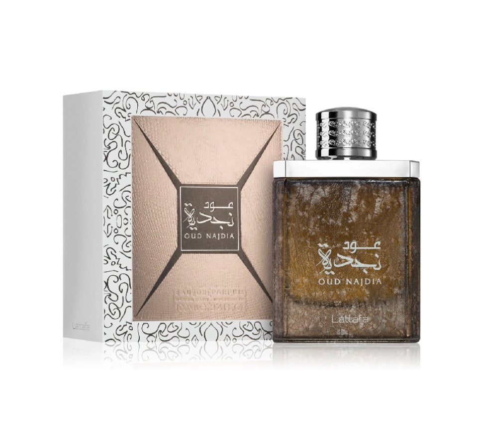 Parfum arabesc Oud Najdia, Lattafa, apa de parfum 100 ml, barbati