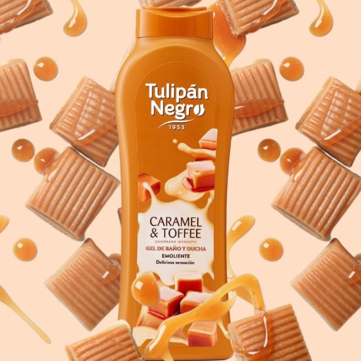 TULIPAN NEGRO GEL DUS CARAMEL TOFFEE 650 ML