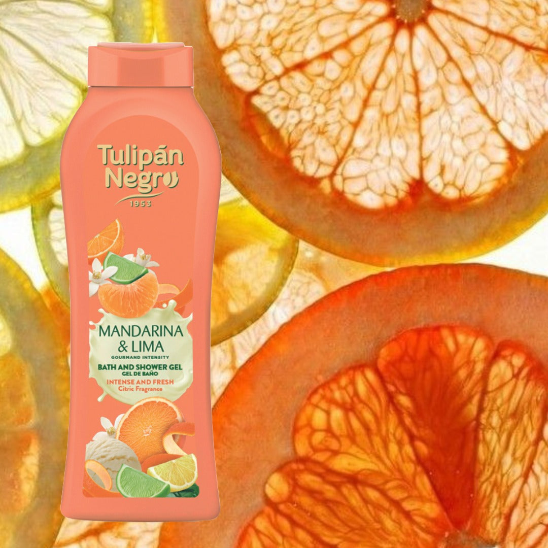 TULIPAN NEGRO GEL DUS MANDARINE & LIME 650 ML