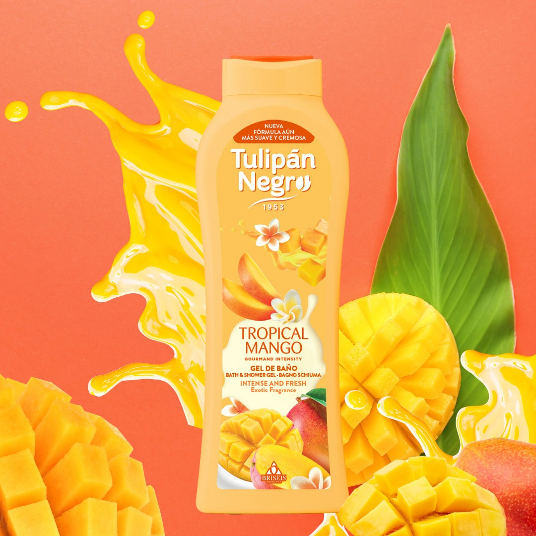TULIPAN NEGRO GEL DUS TROPICAL MANGO 650 ML
