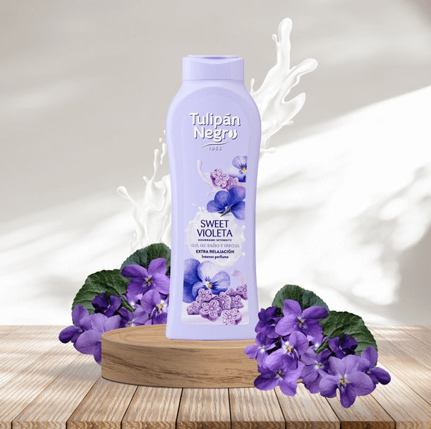 TULIPAN NEGRO GEL DUS SWEET VIOLETA 650 ML