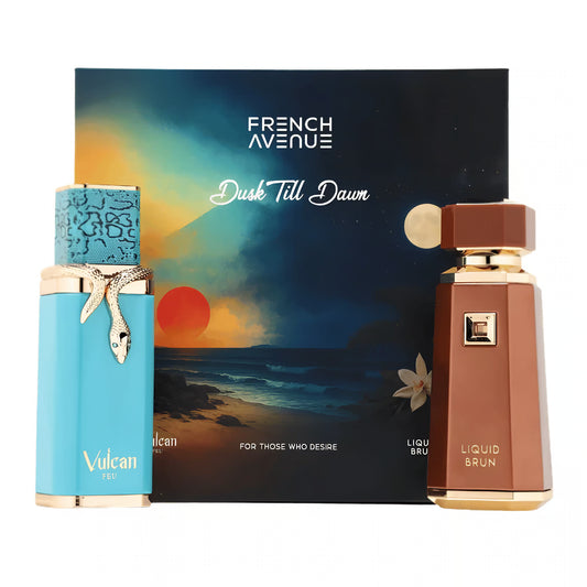 Set Liquid Brun + Vulcan Feu 100ml – Dusk Till Dawn